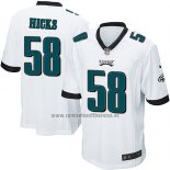 Camiseta NFL Game Philadelphia Eagles Hicks Blanco