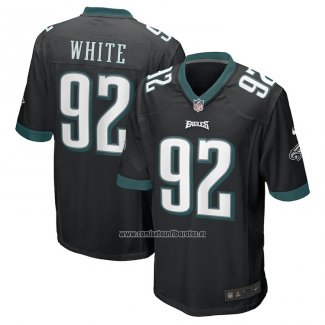 Camiseta NFL Game Philadelphia Eagles Reggie White Retired Alterno Negro