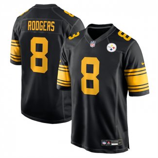 Camiseta NFL Game Pittsburgh Steelers Aaron Rodgers Alterno Negro