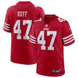 Camiseta NFL Game San Francisco 49ers Bryce Huff Rojo