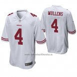 Camiseta NFL Game San Francisco 49ers Nick Mullens Blanco