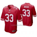 Camiseta NFL Game San Francisco 49ers Tarvarius Moore Rojo