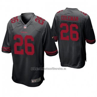 Camiseta NFL Game San Francisco 49ers Tevin Coleman Negro