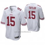 Camiseta NFL Game San Francisco 49ers Trent Taylor Blanco