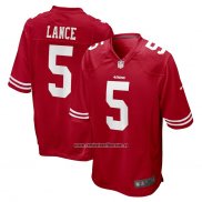 Camiseta NFL Game San Francisco 49ers Trey Lance Rojo