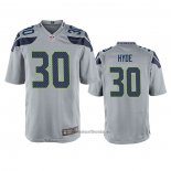 Camiseta NFL Game Seattle Seahawks Carlos Hyde Gray