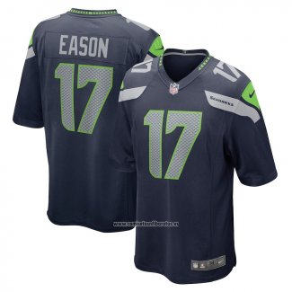 Camiseta NFL Game Seattle Seahawks Jacob Eason Azul