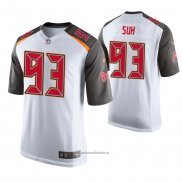 Camiseta NFL Game Tampa Bay Buccaneers Ndamukong Suh Blanco