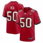 Camiseta NFL Game Tampa Bay Buccaneers Vita Vea 50th Anniversary Rojo