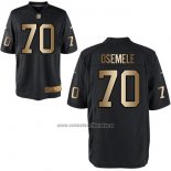 Camiseta NFL Gold Game Las Vegas Raiders Osemele Negro2