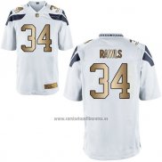 Camiseta NFL Gold Game Seattle Seahawks Rawls Blanco