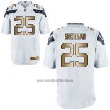 Camiseta NFL Gold Game Seattle Seahawks Sherman Blanco