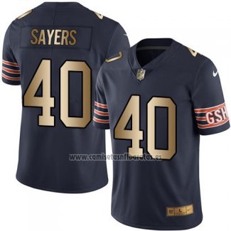 Camiseta NFL Gold Legend Chicago Bears Sayers Profundo Azul