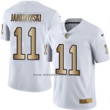 Camiseta NFL Gold Legend Las Vegas Raiders Janikowski Blanco