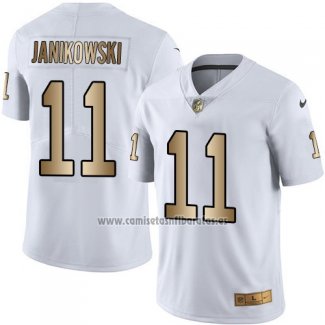 Camiseta NFL Gold Legend Las Vegas Raiders Janikowski Blanco