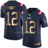 Camiseta NFL Gold Legend New England Patriots Brady Profundo Azul