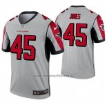 Camiseta NFL Legend Atlanta Falcons 45 Deion Jones Inverted Gris