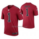 Camiseta NFL Legend Atlanta Falcons David Martin Rojo Color Rush