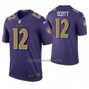 Camiseta NFL Legend Baltimore Ravens Jaleel Scott Violeta Color Rush