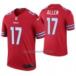 Camiseta NFL Legend Buffalo Bills Josh Allen Rojo Color Rush