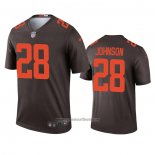 Camiseta NFL Legend Cleveland Browns Kevin Johnson Alterno Marron