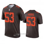 Camiseta NFL Legend Cleveland Browns Nick Harris Alterno Marron