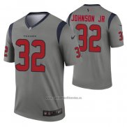 Camiseta NFL Legend Houston Texans Lonnie Johnson Jr. Inverted Gris