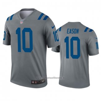 Camiseta NFL Legend Indianapolis Colts Jacob Eason Inverted Gris