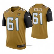 Camiseta NFL Legend Jacksonville Jaguars Leonard Wester Color Rush Oro