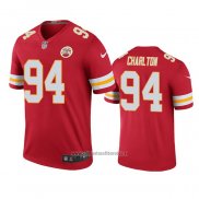 Camiseta NFL Legend Kansas City Chiefs Taco Charlton Rojo Color Rush