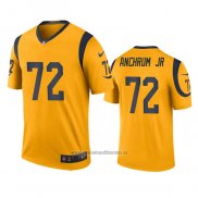 Camiseta NFL Legend Los Angeles Rams Tremayne Anchrum Jr. Oro Color Rush