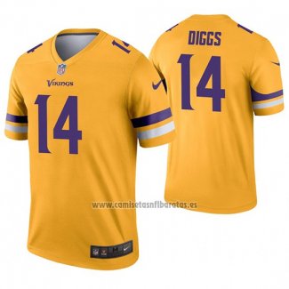 Camiseta NFL Legend Minnesota Vikings 14 Stefon Diggs Inverted Oro