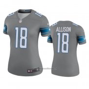 Camiseta NFL Legend Mujer Detroit Lions Geronimo Allison Gris Color Rush