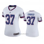 Camiseta NFL Legend Mujer New York Giants Tae Crowder Blanco Color Rush 0a