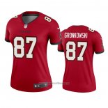 Camiseta NFL Legend Mujer Tampa Bay Buccaneers Rob Gronkowski Rojo