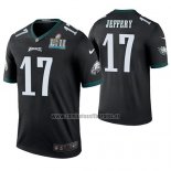 Camiseta NFL Legend Philadelphia Eagles Alshon Jeffery Negro Super Bowl Lii Champions Color Rush