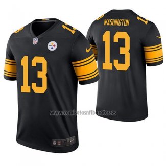 Camiseta NFL Legend Pittsburgh Steelers James Washington Negro Color Rush