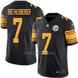 Camiseta NFL Legend Pittsburgh Steelers Roethlisberger Negro