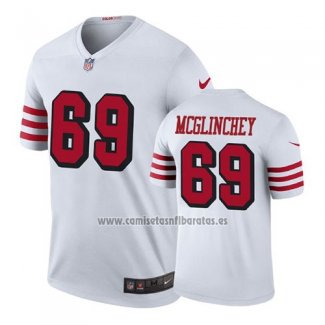 Camiseta NFL Legend San Francisco 49ers Mike Mcglinchey Blanco Color Rush