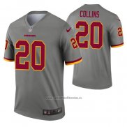 Camiseta NFL Legend Washington Commanders Landon Collins Inverted Gris