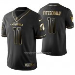 Camiseta NFL Limited Arizona Cardinals Larry Fitzgerald Golden Edition Negro