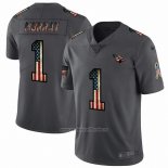 Camiseta NFL Limited Arizona Cardinals Murry Retro Flag Negro