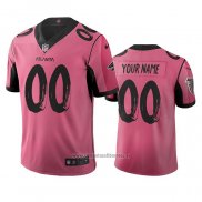 Camiseta NFL Limited Atlanta Falcons Personalizada Ciudad Edition Rosa