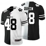 Camiseta NFL Limited Baltimore Ravens Queen Black White Split