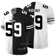 Camiseta NFL Limited Carolina Panthers Kuechly White Black Split
