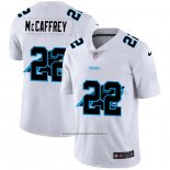 Camiseta NFL Limited Carolina Panthers McCaffrey Logo Dual Overlap Blanco