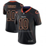 Camiseta NFL Limited Chicago Bears Mitch Trubisky Negro Color Rush 2018 Lights Out