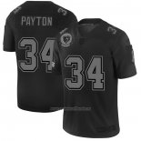 Camiseta NFL Limited Chicago Bears Payton 2019 Salute To Service Negro