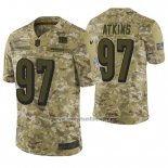 Camiseta NFL Limited Cincinnati Bengals Geno Atkins 2018 Salute To Service Camuflaje