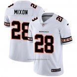 Camiseta NFL Limited Cincinnati Bengals Mixon Team Logo Fashion Blanco